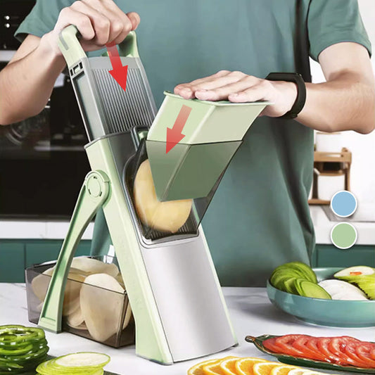 🔥Promoção com 50% de desconto⏳2025 Fatiador de mandolina seguro para cozinha
