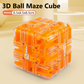 🧩 AGORA COM 50% DE DESCONTO! ✨ Grande cubo labirinto 3D – 120 percursos desafiantes com rotação suave para o desenvolvimento cognitivo e diversão 🧠🔛