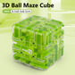 🧩 AGORA COM 50% DE DESCONTO! ✨ Grande cubo labirinto 3D – 120 percursos desafiantes com rotação suave para o desenvolvimento cognitivo e diversão 🧠🔛