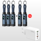 🔥PROMOÇÃO ESPECIAL 50% DE DESCONTO🔥 Cabo de carregamento com porta-chaves e ecrã digital 4 em 1