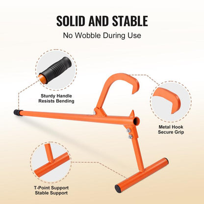 50% DE DESCONTO AGORA! Elevador de lenha Timberjack em aço, macaco para lenha de alta resistência, rolo para lenha em aço maciço para levantar e rolar lenha com segurança, 2 modelos disponíveis