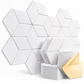 12-Pack Self-Adhesive Acoustic Panels - Sound Insulating Foam Panels for High-Density Walls, Y-Shaped Liner Design, Flame Retardant, Noise Absorption, Echo Elimination