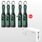 🔥PROMOÇÃO ESPECIAL 50% DE DESCONTO🔥 Cabo de carregamento com porta-chaves e ecrã digital 4 em 1