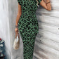 Acquis🥳2026 PROMOÇÃO ESPECIAL 50% DE DESCONTO! 🥳💞Mais de 50 mil unidades vendidas!🌸Vestido justo com nó para mulher – Estampado de leopardo, com nó que realça a barriga. Confortável e elegante para festas ou encontros à noite. Sinta-se deslumbrante. ✨🌹