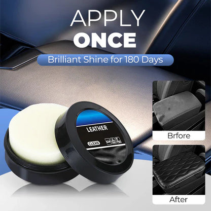 🔥Promoção quente: 50% de desconto🔥Creme de limpeza e manutenção Leader e pasta de limpeza para o cuidado do couro