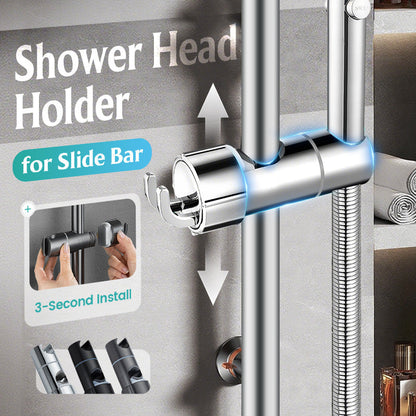 🚿💥50% DE DESCONTO – Suporte para chuveiro de mão sem necessidade de perfuração