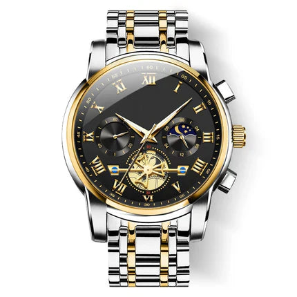 💎Montre Homme Luxe Dodécagone Quartz Nouvelle Multifonction