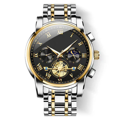 💎Montre Homme Luxe Dodécagone Quartz Nouvelle Multifonction