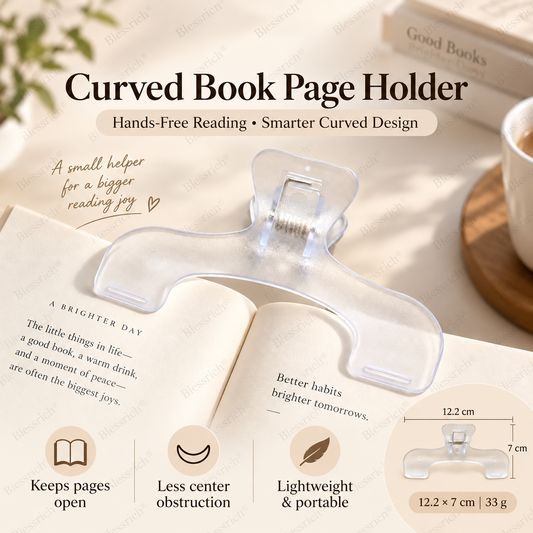 Curved Book Page Holder
