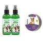 🍃 Spray natural contra pulgas e carraças para cães e gatos 🐾 Mantém o teu querido animal de estimação livre de parasitas 🐶🐱✨
