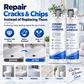 ✨ Dê uma segunda vida às superfícies danificadas! 🛠️ Composto de reparação cerâmica para sanitas, lavatórios, banheiras, azulejos e mármore 🚽🚰🛁