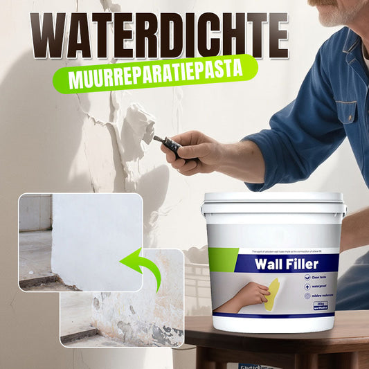 Pasta de reparação de paredes impermeável e resistente ao bolor