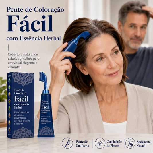 ⏳Time-Limited Special⏰Herbal Hair Dye Comb for Home Use