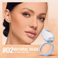 Matte Perfection Pressed Powder Foundation, Oil Control Long Lasting Face Setting Powder, Buildable Coverage Compact Powder