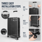 ✈️COMPRE 2 E GANHE 1 GRÁTIS + 50% DE DESCONTO!🧳 Capa para bagagem impermeável e resistente a riscos
