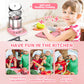 🔥Promoção de 2026: 50% de desconto✨🏆N.º 1 em vendas ⏰💕🌟Brinquedos de cozinha infantil para brincar a cozinhar - Conjunto de 22 peças