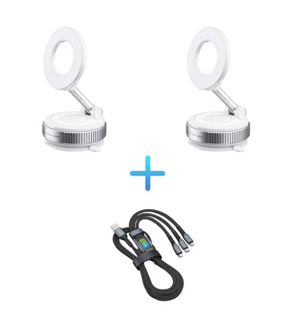 🔥Achetez plus économisez plus 🔄Support Téléphone Magnétique sous Vide Réglable à 360°📱🚗