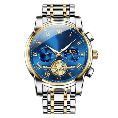 💎Montre Homme Luxe Dodécagone Quartz Nouvelle Multifonction
