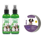 🍃 Spray natural contra pulgas e carraças para cães e gatos 🐾 Mantém o teu querido animal de estimação livre de parasitas 🐶🐱✨