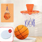 🏀Cesto de basquetebol portátil em plástico autoadesivo para interior/exterior com acessórios⛹️