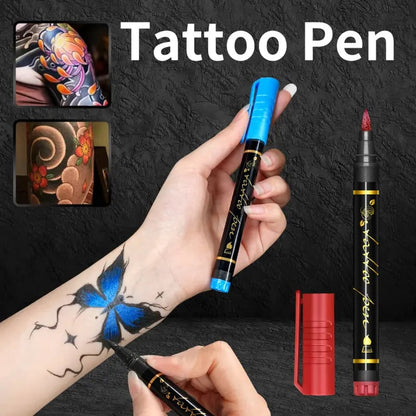 🎨Ideal para arte corporal única🔥Marcadores para tatuagens temporárias na pele
