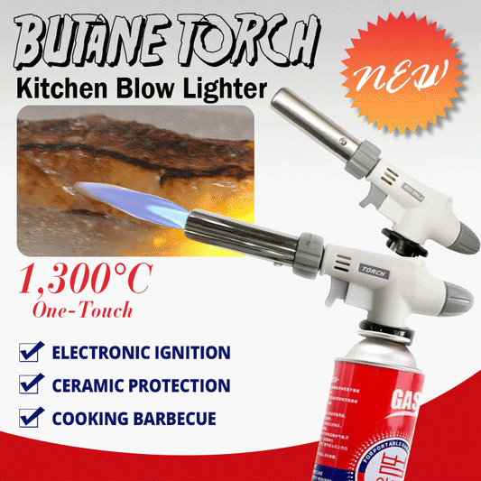 🔥Novo sucesso de vendas❤️‍🔥Isqueiro de cozinha com maçarico a butano