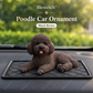 Enfeite de carro em forma de poodle – A decoração mais gira para o painel de instrumentos 🐶✨