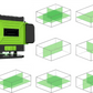 🔥50% OFF NOW!📐 Professional Green Laser Level, 360° Self-Leveling Cross Line Laser Level Tool for Tiling, Construction & Home Renovation