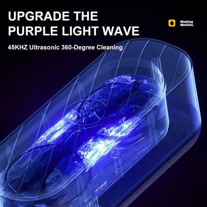 🏆Nettoyage professionnel par ultrasons haute technologie : Redonnez de l'éclat à vos bijoux et lunettes sans aucun risque d'endommagement !🌿✨