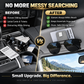 🕶️Suporte para óculos de sol para carro com clipe duplo para óculos e clipe para bilhetes e cartões