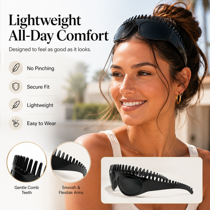 ✨ Novos óculos de sol Fashion Square para mulher – luxo discreto, proteção UV, armação oversized, versáteis e com um estilo urbano! 🕶️