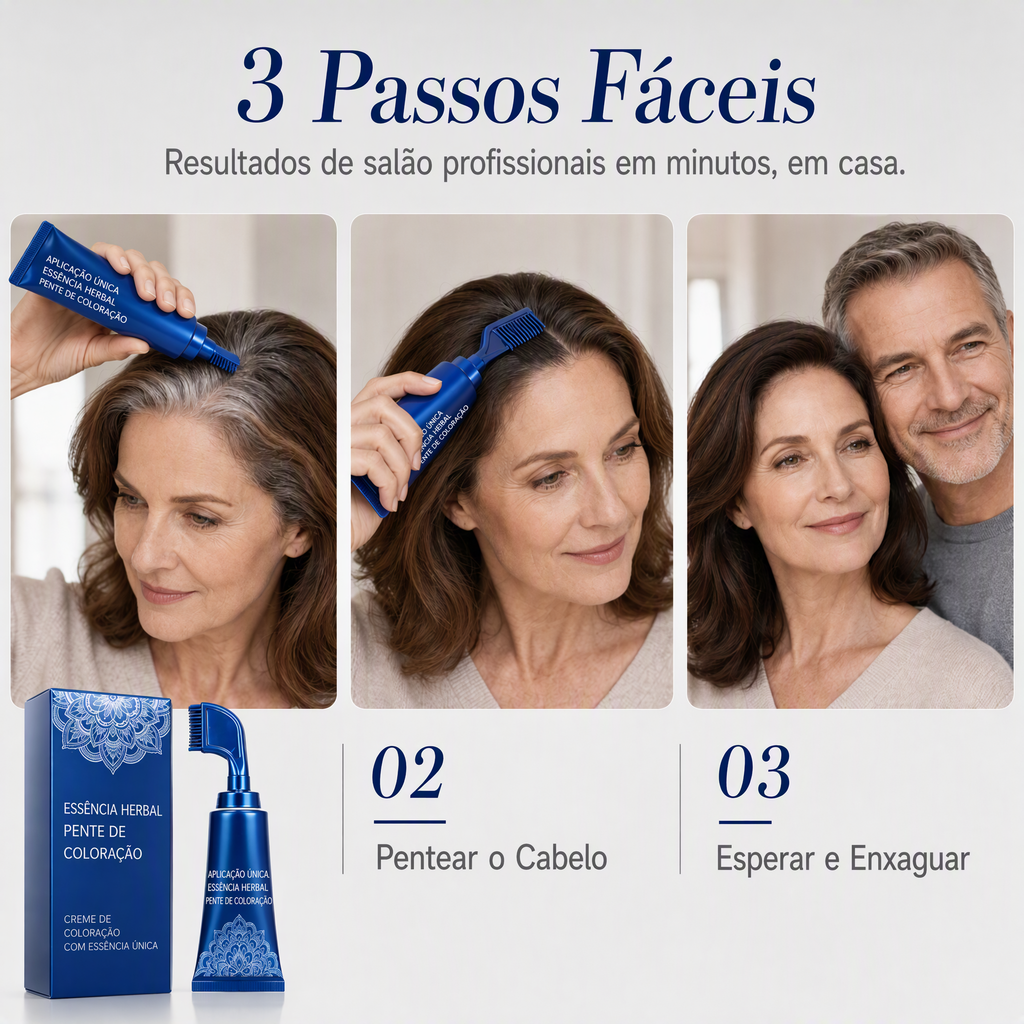 ⏳Time-Limited Special⏰Herbal Hair Dye Comb for Home Use