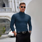 🔥 T-shirt Slim Fit com gola para homem - Elástica e respirável para o ginásio ou para uso diário, estilo moderno e confortável🏃‍♂️📦