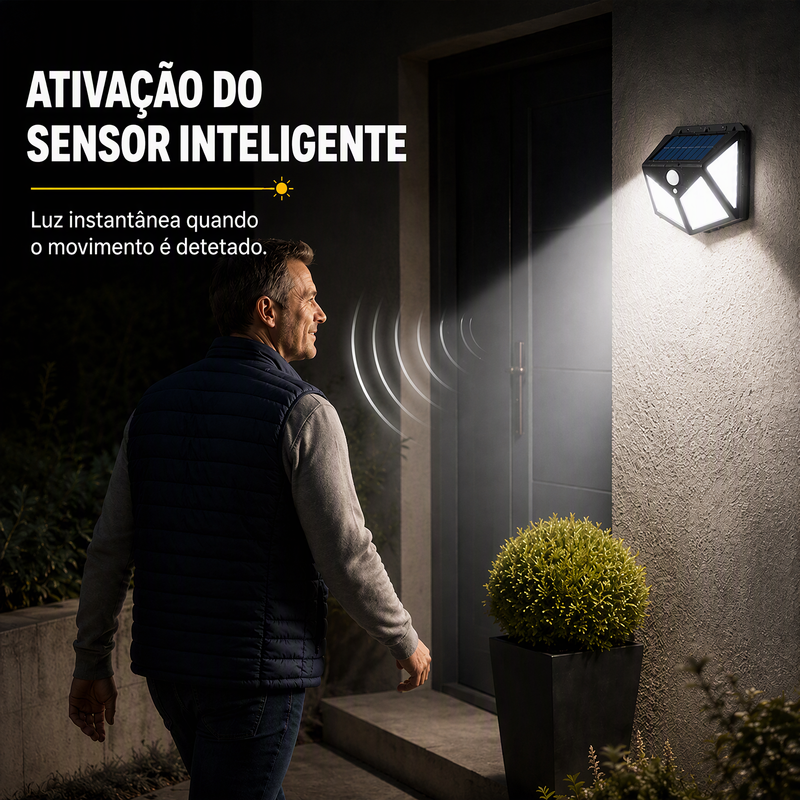 💥OBTENHA 50% DE DESCONTO💥ILUMINE IMEDIATAMENTE O SEU ESPAÇO EXTERIOR COM LUZES SOLARES ATIVADAS POR MOVIMENTO