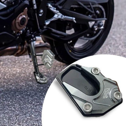 Almofada de extensão para descanso lateral de motocicleta
