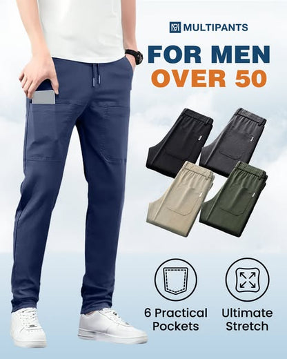 🔥NEW YEAR SALE £14.99!!⚡50K+ SOLD!🔥MultiPants – High Stretch Multi-pocket Durable Cargo Pants