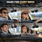 🕶️Suporte para óculos de sol para carro com clipe duplo para óculos e clipe para bilhetes e cartões