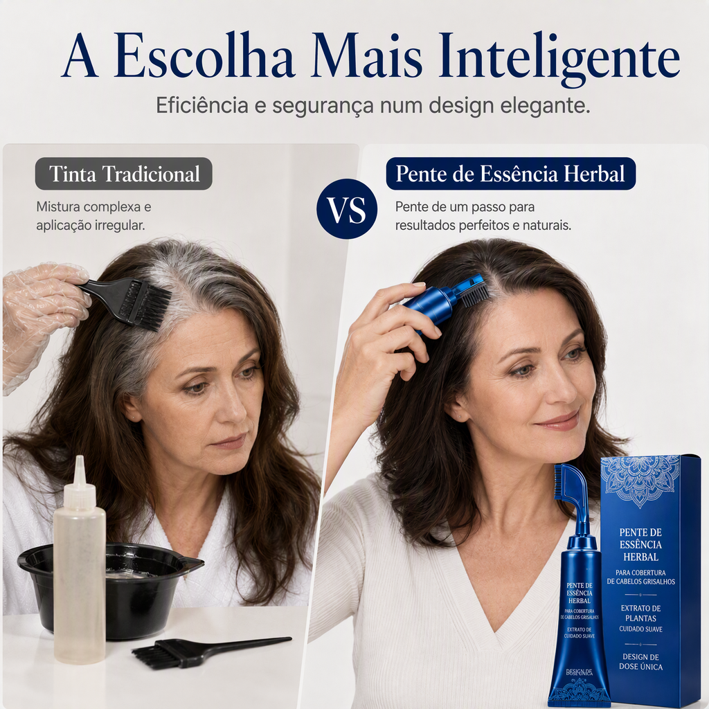 ⏳Time-Limited Special⏰Herbal Hair Dye Comb for Home Use