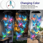 🦋 Dê um toque especial ao seu jardim✨Sinos de vento solares com desenhos criativos de pássaros
