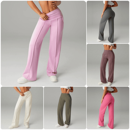 💃 Pantalon Droit Femme – Coupe Ample, Tissu Souple & Élégance Quotidienne ✨