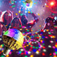 🎅Ideia para presente de Natal com 50% DE DESCONTO -🎁Luz de bola de discoteca giratória colorida💥
