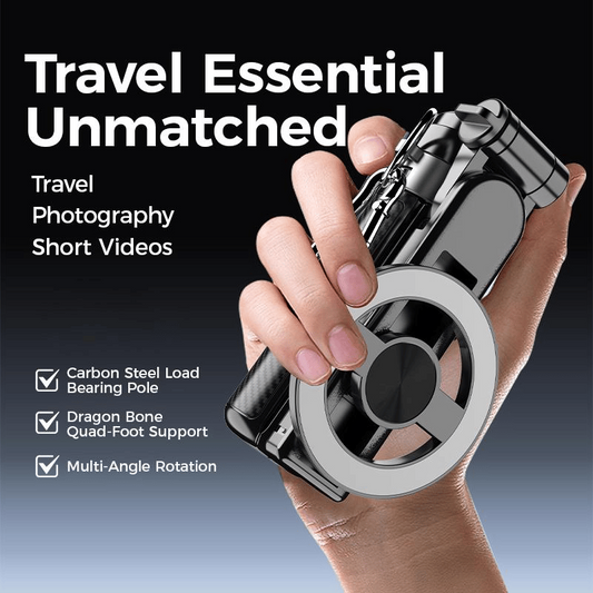 🏆 Promoção quente 50% OFF✨Bastão selfie magnético multifuncional 4 em 1 com rotação de 360°