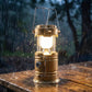 ⛺️ DESCONTO DE 50% POR TEMPO LIMITADO! ✨Lanterna solar para campismo — Lâmpada LED recarregável e dobrável, luz à prova de água IPX4 com base magnética e gancho de suspensão dobrável para emergências ao ar livre