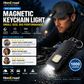 🔦 Lanterna Mini LED para porta-chaves ✨ Lanterna potente recarregável por USB | 🧲 Lanterna magnética de trabalho | 🧢 Lanterna para boné | 🚶 Luz de segurança noturna | ⚡ Dispositivo multifuncional de iluminação de emergência para o ar livre