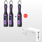 🔥PROMOÇÃO ESPECIAL 50% DE DESCONTO🔥 Cabo de carregamento com porta-chaves e ecrã digital 4 em 1