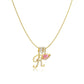 💖 ÚLTIMO DIA – 57% DE DESCONTO ✨ Colares com pingente de 3 camadas com iniciais de A a Z 🎀 | Personalizados e elegantes