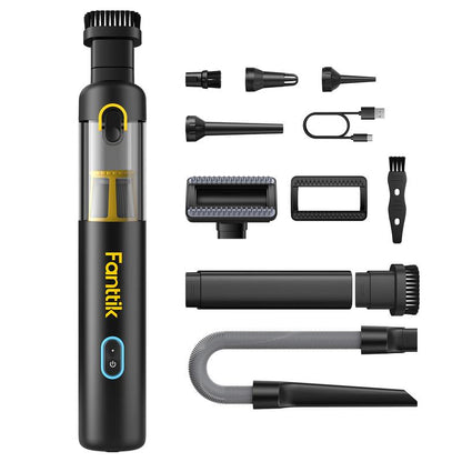 Aspirador de pó para automóvel V8 Apex, mini aspirador portátil sem fios 4 em 1 com potência de sucção de 19 000 Pa