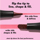 Marcador de contorno labial e.l.f Main Stain - Ferramenta de longa duração para uma definição precisa dos lábios (Acessório de maquilhagem para beleza e cuidados pessoais)