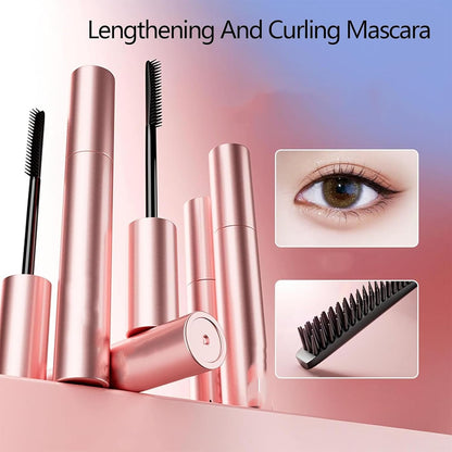 💄COMPRE 1 E GANHE 1 GRÁTIS✨Máscara para pestanas à prova de água e à prova de manchas🌟Alongamento e curvatura instantâneos com efeito duradouro para olhos dramáticos👁️