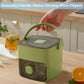 🟧Countertop ice maker with lid and storage bin (48 ice cubes)